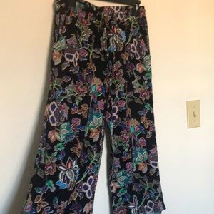 Womens sheer bohemian pants